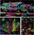 Small Scratch Art Note Book Pack of 2