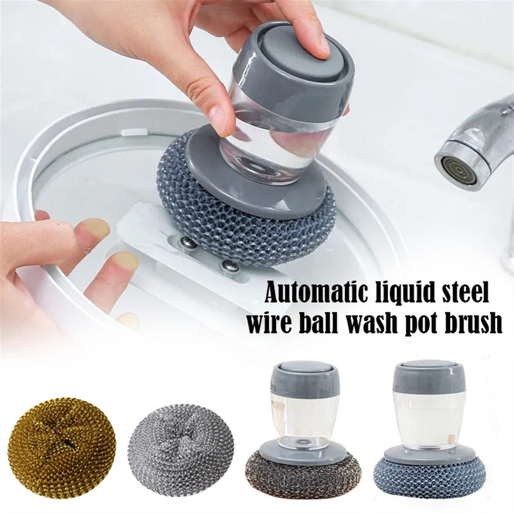 2 IN 1 LIQUID SOAP DISPENSING CLEANING BRUSH | 🔥 BUY 1 GET 1 FREE 🔥
