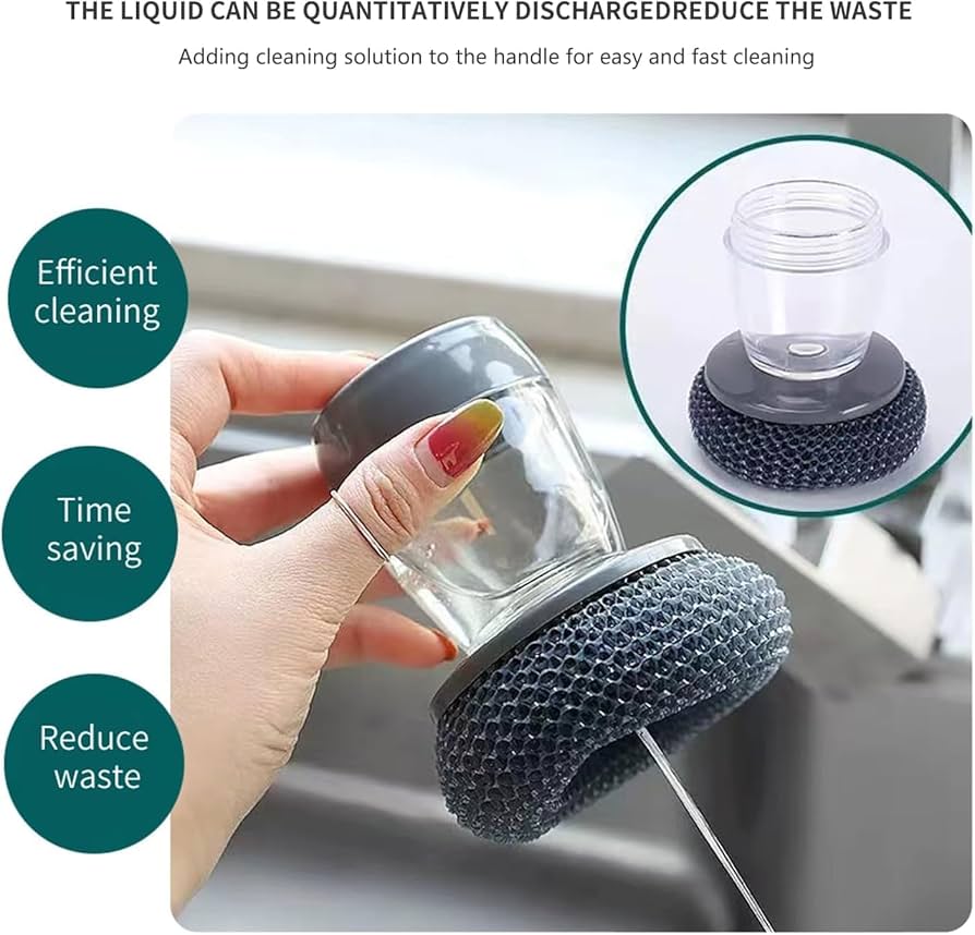 2 IN 1 LIQUID SOAP DISPENSING CLEANING BRUSH | 🔥 BUY 1 GET 1 FREE 🔥