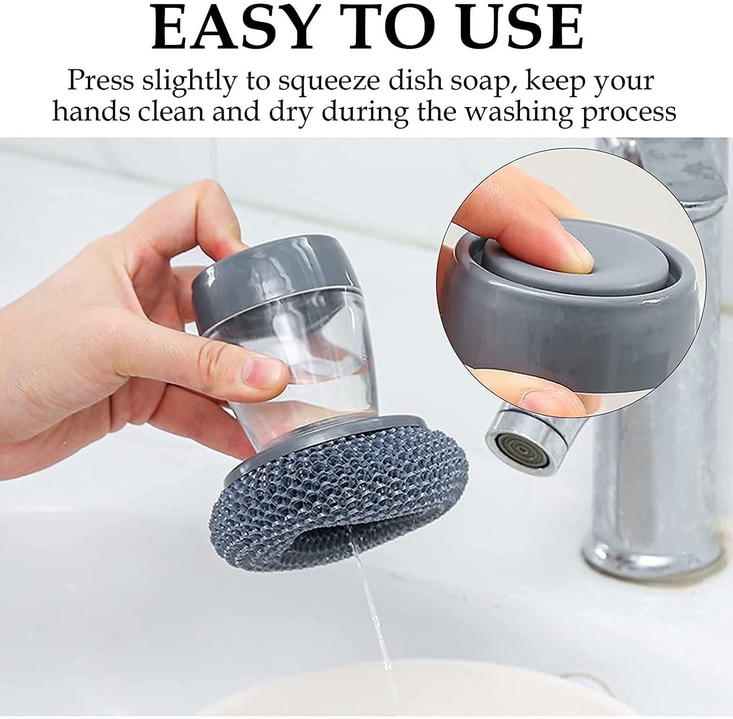 2 IN 1 LIQUID SOAP DISPENSING CLEANING BRUSH | 🔥 BUY 1 GET 1 FREE 🔥