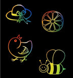 Small Scratch Art Note Book Pack of 2